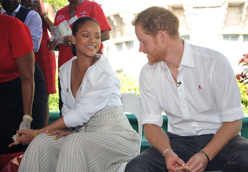 Britainu00e2u20acu2122s Prince Harry takes an HIV test alongside singer Rihanna to highlight World AIDS Day in Bridgetown, Barbados December 1, 2016. u00e2u20acu201d Reuters