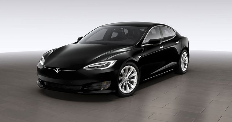 Screen grab of the Tesla Model S from the Tesla website.