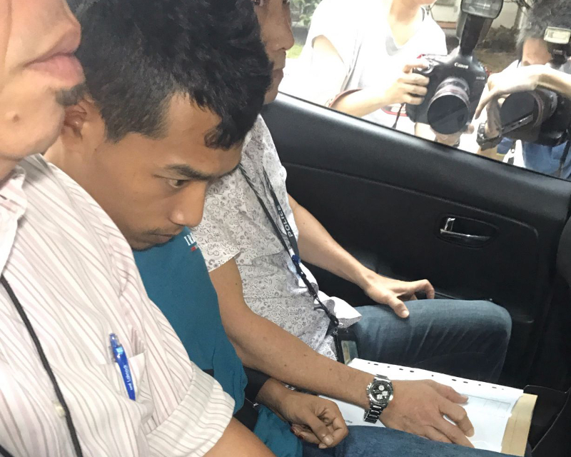 23-year-old Malaysian Ahmad Muin Yaacob arrives at the State Courts in Singapore December 21, 2016. u00e2u20acu201d Picture by Ernest Chua/TODAY