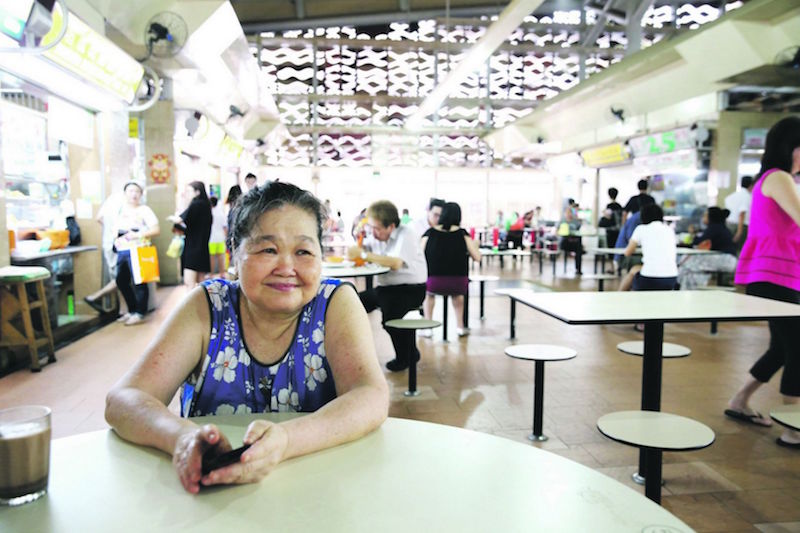Tham Lay Mon, lady boss of Wah Kee Big Prawn Noodles at Pek Kio Market and Food Centre. u00e2u20acu201d TODAY pic