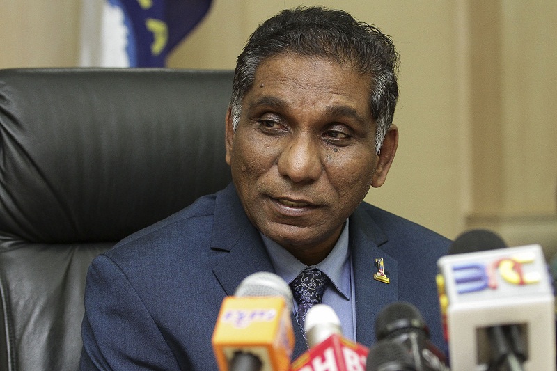 Treasury secretary-general Tan Sri Mohd Irwan Serigar Abdullah speaks during a press conference regarding 1Malaysia Peopleu00e2u20acu2122s Aid (BR1M) at his office in Putrajaya January 5, 2017. u00e2u20acu201d Picture by Yusof Mat Isa