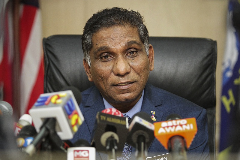Treasury secretary-general Tan Sri Mohd Irwan Serigar Abdullah speaks during a press conference regarding 1Malaysia Peopleu00e2u20acu2122s Aid (BR1M) at his office in Putrajaya January 5, 2017. u00e2u20acu201d Picture by Yusof Mat Isa
