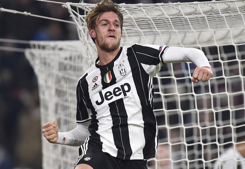 Juventus' Daniele Rugani celebrates scoring their second goal against Dinamo Zagreb at the Juventus Stadium in Turin December 7, 2016. u00e2u20acu201d Reuters pic 