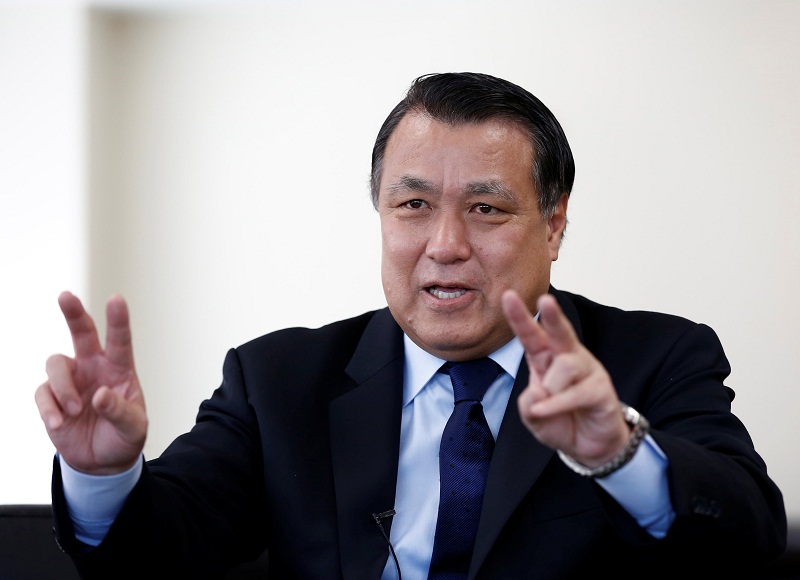 Japan Football Association President Kozo Tashima speaks during an interview with Reuters at his office in Tokyo January 12, 2017. u00e2u20acu201d Reuters pic