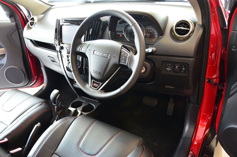 Haval H1’s driver’s cockpit view. 