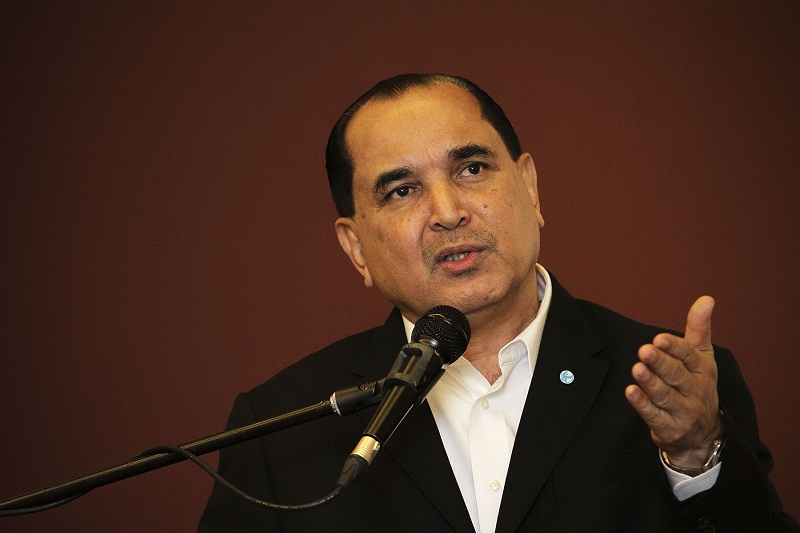 Datuk Akhbar Satar from Transparency International Malaysia speaks during the forum by IDEAS Kuala Lumpur January 26, 2017. u00e2u20acu201d Picture by Yusof Mat Isa