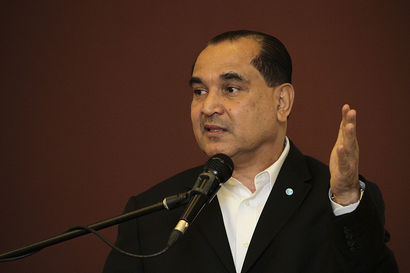 Datuk Akhbar Satar from Transparency International Malaysia speaks during the forum by IDEAS Kuala Lumpur January 26, 2017. u00e2u20acu201d Picture by Yusof Mat Isa
