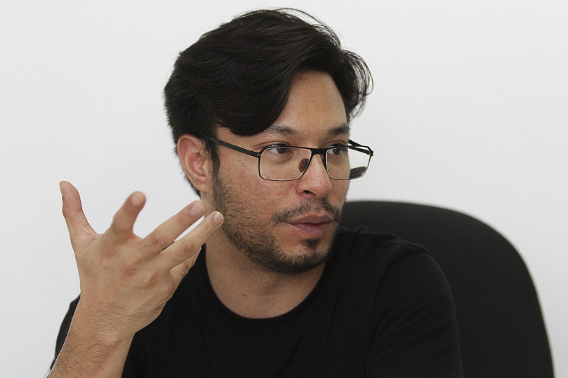 Dego founder and CEO Nabil Feisal Bamadhaj speaks during an interview with Malay Mail Online in Kuala Lumpur January 26, 2017. u00e2u20acu201d Picture by Yusof Mat Isa