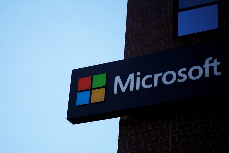A sign marks the Microsoft office in Cambridge, Massachusetts January 25, 2017. u00e2u20acu201d Reuters pic