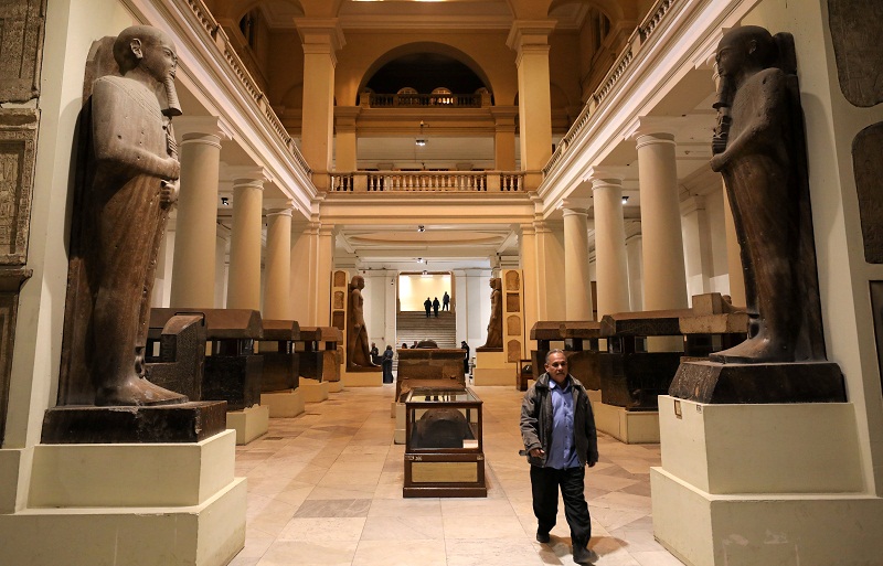 A general view of the ground floor of the Egyptian Museum during the opening of a temporary exhibition on religion in the Egyptian Museum in Cairo January 30, 2017. u00e2u20acu201d Reuters pic