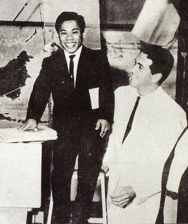 Ibrahim Pendek seen here with Rock Hudson. ― Cinema Online pic