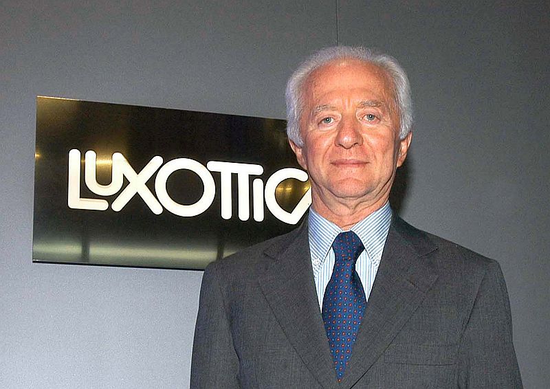 Luxottica's founder Leonardo Del Vecchio poses during MIDO Exhibition in Milan in this May 6, 2005 photo. u00e2u20acu2022 Reuters pic