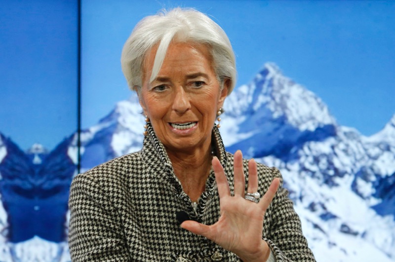 Christine Lagarde, Managing Director, International Monetary Fund (IMF) attends the annual meeting of the World Economic Forum (WEF) in Davos, January 18, 2017. u00e2u20acu2022 Reuters pic