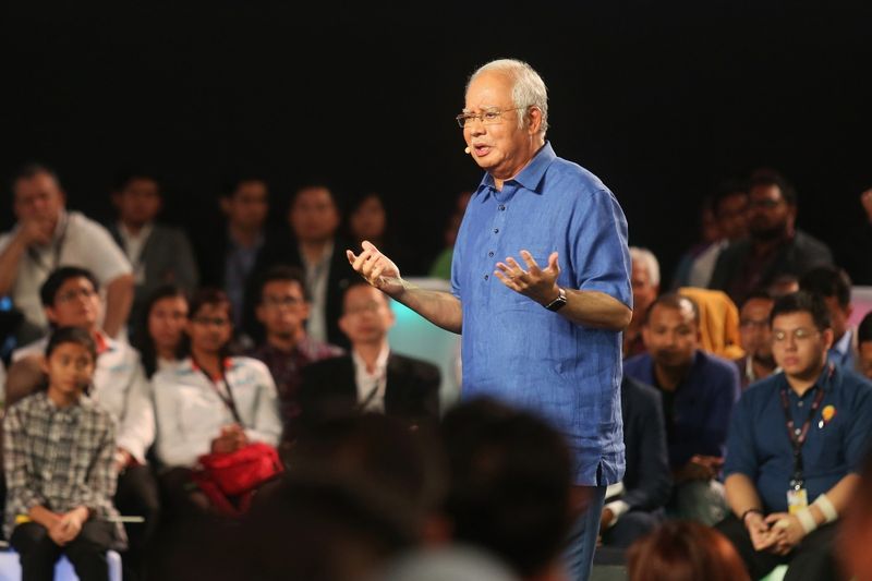 Prime Minister Datuk Seri Najib Razak speaking during the session to obtain input on the National Transformation 2050 (TN50) programme, at Universiti Malaya, January 19, 2017. u00e2u20acu201d Picture by Saw Siow Feng