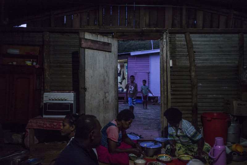 Dinner the village of Denimanu on the Fijian Island of Yadua January 3, 2017. Turtles in Fiji were traditionally eaten at major events, such as a wedding or funeral of a chief. As traditions eroded, some people began eating turtles and their eggs as an everyday food. — Picture by Lam Yik Fei/The New York Times