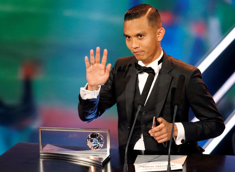 Footballer Mohd Faiz Subri attends the Best Fifa Football Awards in Zurich, Switzerland January 9, 2017. u00e2u20acu201d Reuters pic