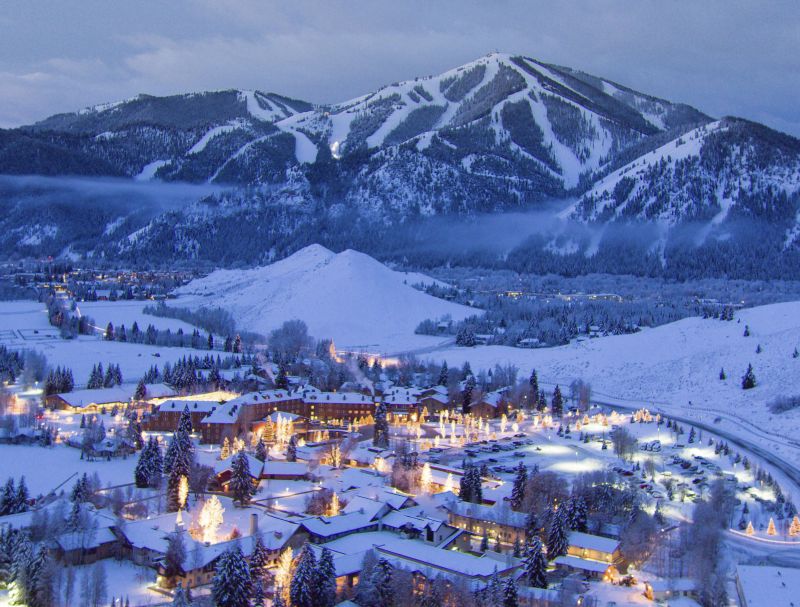 In an undated handout photo, Sun Valley Lodge in Idaho. ― Sun Valley Resort/Joshua Wells handout via The New York Times