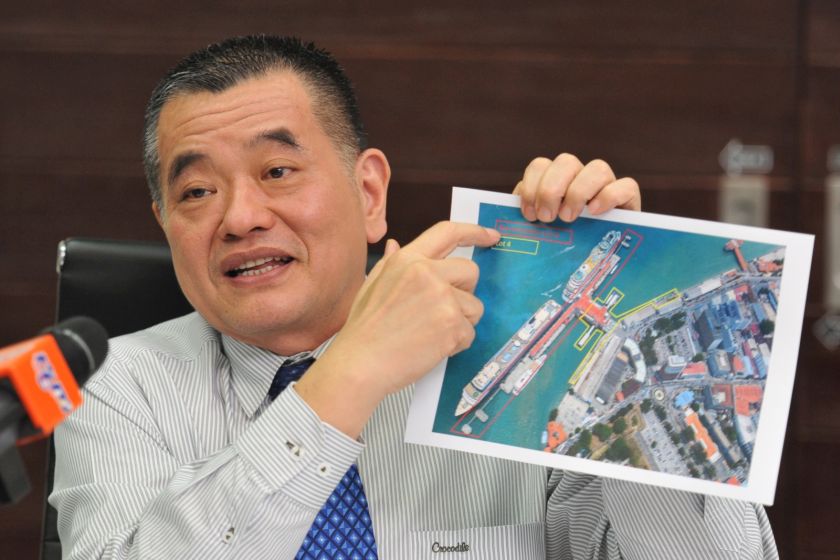 Tan Teik Cheng said the SPCT has been seeing an increase in number of cruise arrivals, with 2016 recording over one million foreign and local passengers. u00e2u20acu201d Picture by KE Ooi