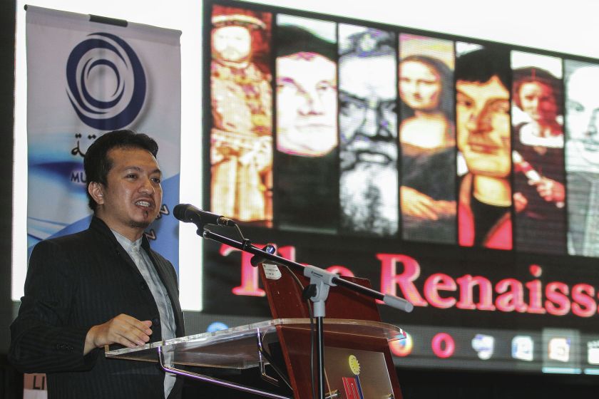 Universiti Sultan Zainal Abidin  lecturer Muhammad Rashidi Wahab speaks at a seminar titled 'Liberalism: Agenda of the Illuminatiu00e2u20acu2122 in Putrajaya, January 17, 2017. u00e2u20acu201d Picture by Yusof Mat Isa