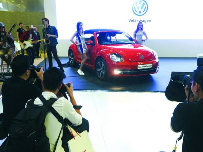 Volkswagen launched a new version of a classic nameplate: The Beetle Cabriolet. u00e2u20acu201d TodayOnline pic