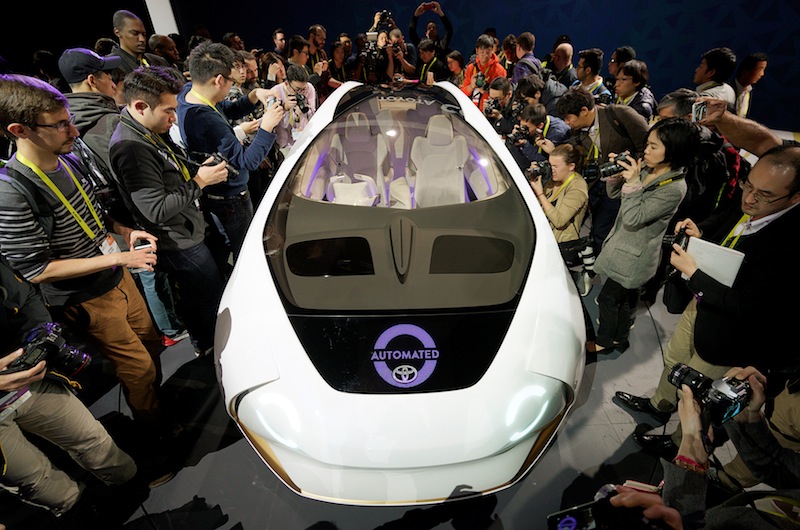 The new Toyota Concept-i concept car, designed to learn about its driver is unveiled during the Toyota press conference at CES in Las Vegas, January 4, 2017. u00e2u20acu201d Reuters pic