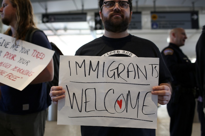 People gather to protest against US President Donald Trump's executive order travel ban at Los Angeles International Airport (LAX), California, January 31, 2017. u00e2u20acu201d Reuters pic