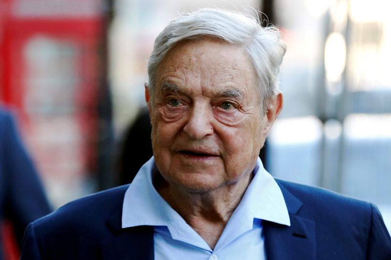 Business magnate George Soros arrives to speak at the Open Russia Club in London June 20, 2016. u00e2u20acu201d Reuters pic