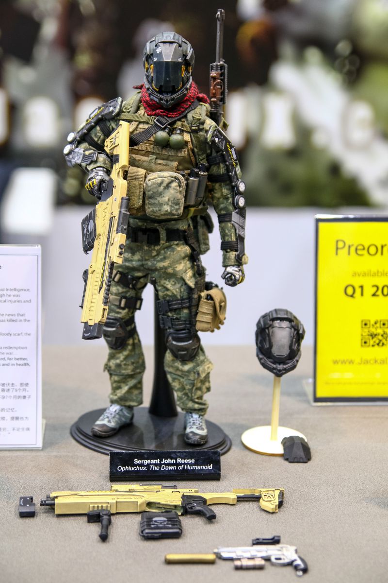 'John Reese', another soldier in alternate universe called universe called 'Ophiuchus: Dawn of Humanoids'. ― Picture courtesy of Jackal X