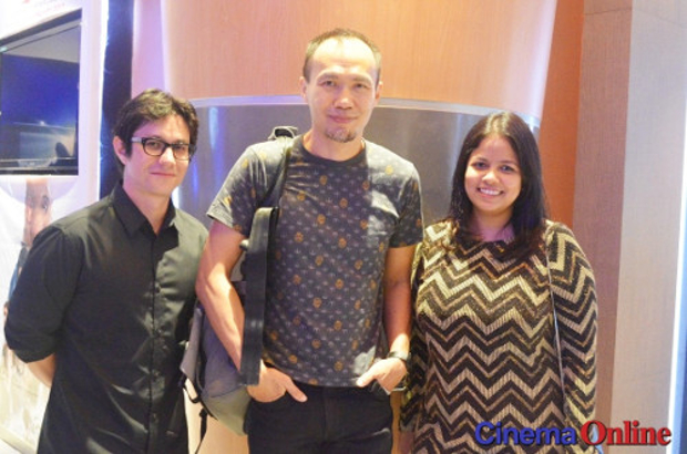 The directors of ‘KL24: Zombies’ (from left) Gavin Yap, James Lee and Shamaine Othman pose for a picture.
