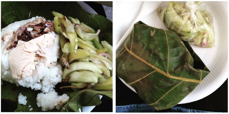 Linopot is a steamed fragrant rice meal wrapped with Doringin leaves.