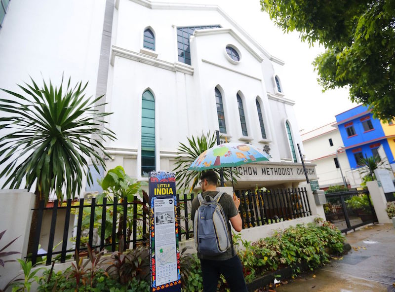 National Heritage Board’s new Little India Heritage Trail will bring you to heritage sites such as the Foochow Methodist Church, where it started in 1897 as a mission for rickshaw pullers and barbers from Foochow residing near Middle Road. — TODAY pic