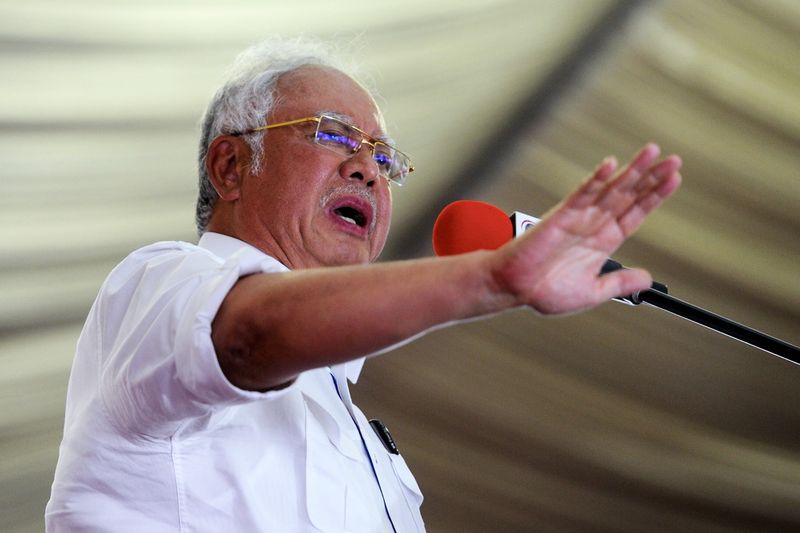 Prime Minister Datuk Seri Najib Razak giving a speech during a u00e2u20acu02dcprogramme with the peopleu00e2u20acu2122 event at the Kuala Ketil public field in Baling, Kedah, January 17, 2017. u00e2u20acu201d Bernama pic