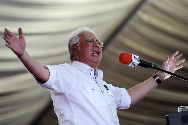 Prime Minister Datuk Seri Najib Razak giving a speech during a u00e2u20acu02dcprogramme with the peopleu00e2u20acu2122 event at the Kuala Ketil public field in Baling, Kedah, January 17, 2017. u00e2u20acu201d Bernama pic