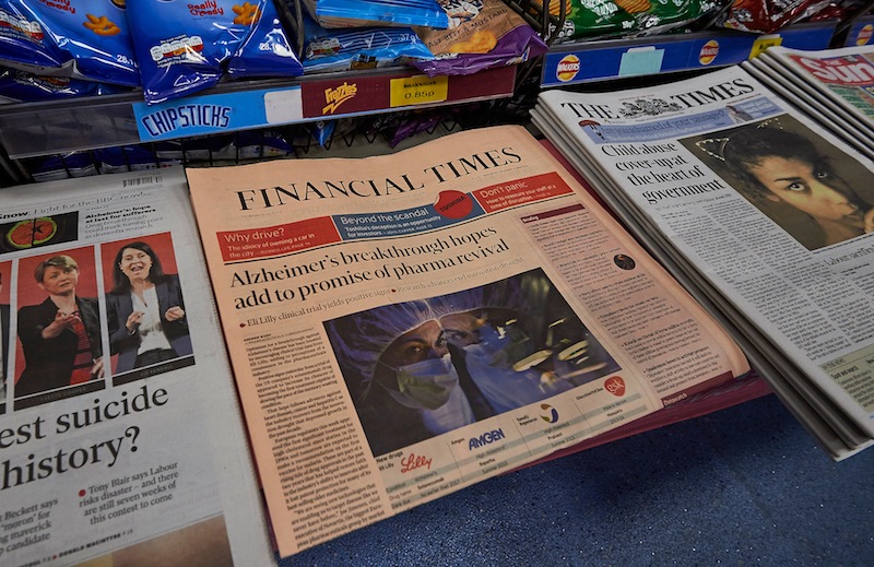 A TV show will take place in a British newsroom. u00e2u20acu201d AFP pic 