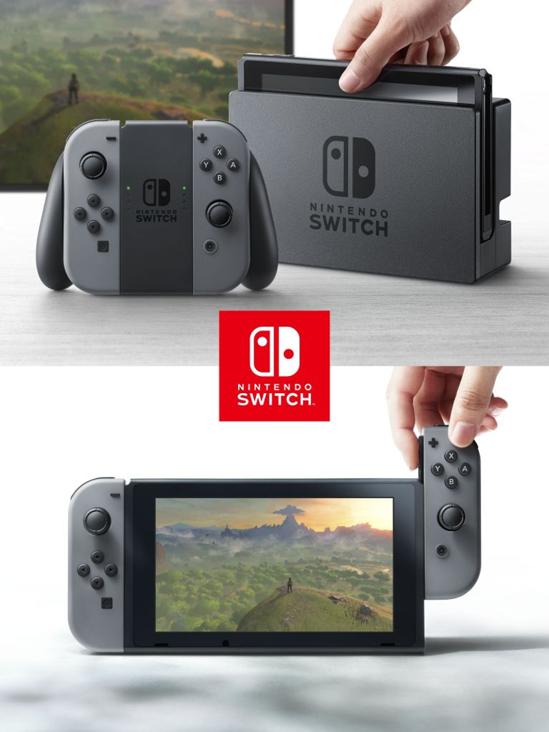 The Nintendo Switch features detachable controllers and a portable screen. u00e2u20acu201d Picture by Nintendo via AFP