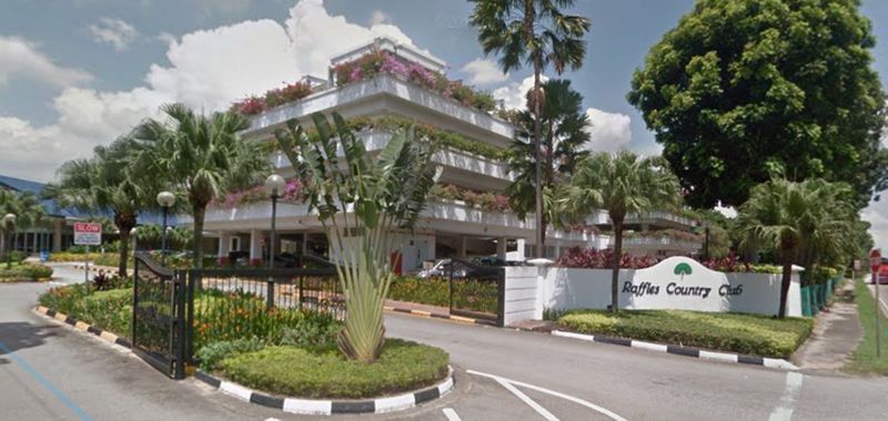 The Raffles Country Club in a screen capture from Google Maps.