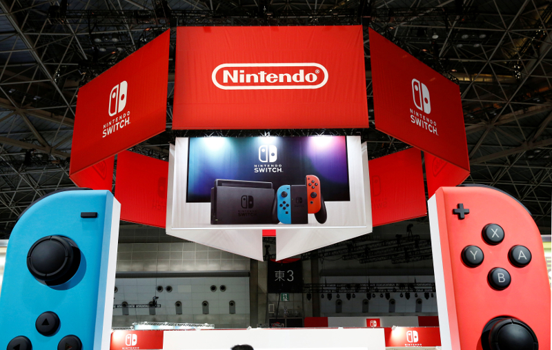 Banners of Nintendou00e2u20acu2122s new game console Switch are pictured at its experience venue in Tokyo, Japan January 13, 2017. u00e2u20acu201d Reuters pic