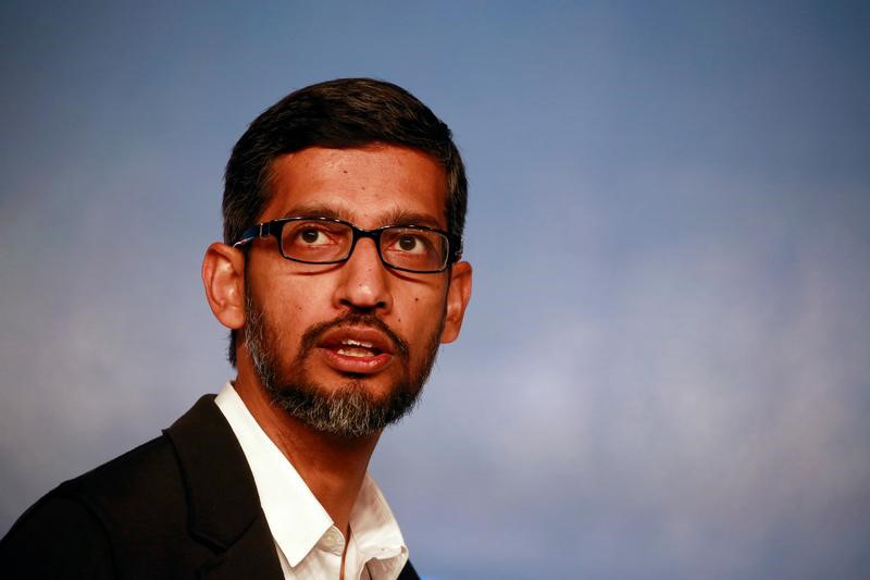 Google Chief Executive Officer Sundar Pichai slammed President Donald Trump’s move in a note to employees Friday, telling them that more than 100 company staff are affected by the order. — Reuters pic