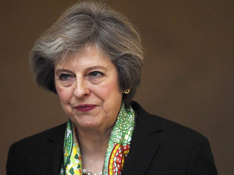Britainu00e2u20acu2122s Prime Minister Theresa May leaves after giving a speech on mental health, in central London, January 9, 2017. u00e2u20acu201d Reuters pic