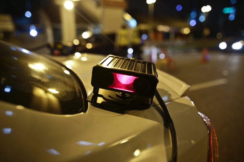 Advanced high-definition camera is used to read vehicle registration number plates and the information is sent to Bukit Aman's database for verification. — Malay Mail pic