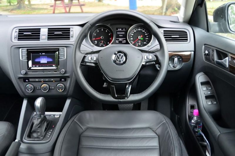 A look at the Jetta's cockpit. — Pic by YS Khong
