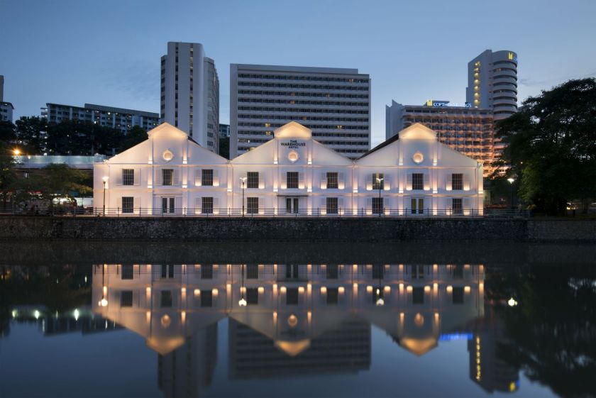 The Warehouse hotel sits directly on the Singapore River. — TODAY pic