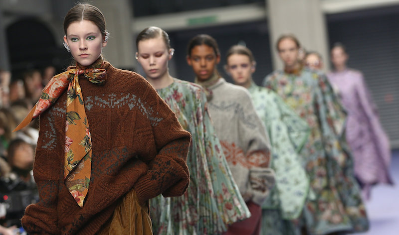 Models present creations at the Mulberry catwalk show during London Fashion Week February 19, 2017. u00e2u20acu201d Reuters pic