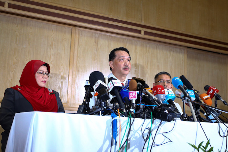 Health director-general, Datuk Dr Noor Hisham Abdullah, speaks during a news conference regarding the apparent assassination of Kim Jong-nam at Kuala Lumpur General Hospital February 21, 2017. u00e2u20acu201d Reuters pic