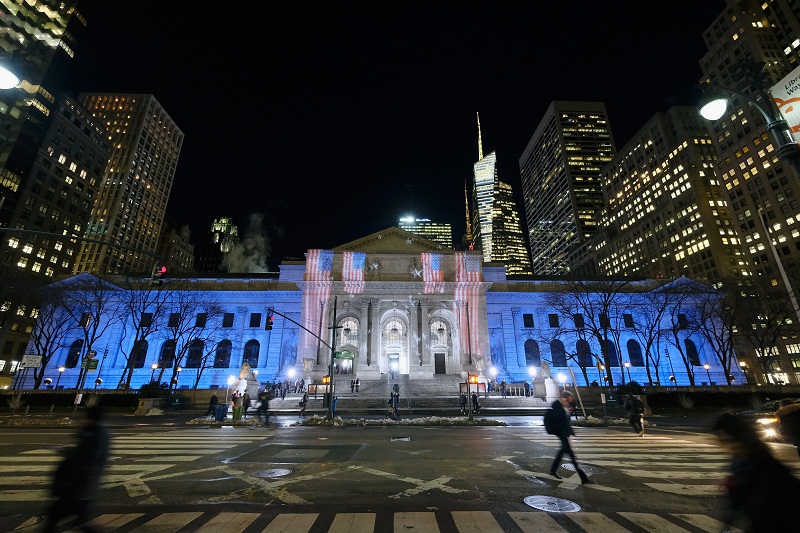 A view of atmosphere during the Philipp Plein Fall/Winter 2017/2018 Womenu00e2u20acu2122s And Menu00e2u20acu2122s Fashion Show at The New York Public Library on February 13, 2017 in New York City. u00e2u20acu201d AFP pic