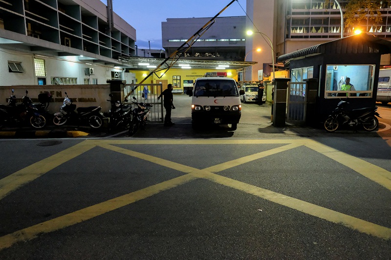 A hospital van leaves the morgue at Kuala Lumpur General Hospital where Kim Jong-namu00e2u20acu2122s body is held for autopsy February 17, 2017. u00e2u20acu201d Reuters pic