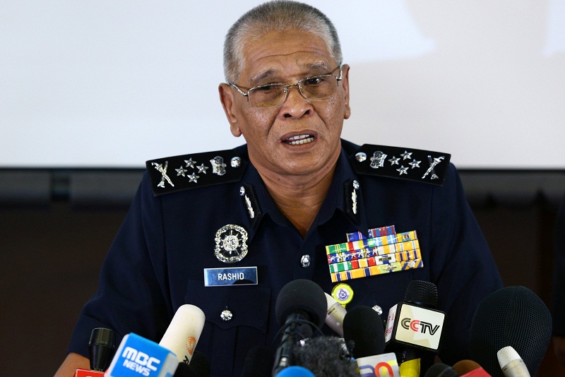 Deputy Inspector-General Datuk Noor Rashid Ibrahim speaks during a news conference regarding the apparent assassination of Kim Jong-nam at the Malaysian police headquarters in Kuala Lumpur February 19, 2017. u00e2u20acu201d Reuters pic