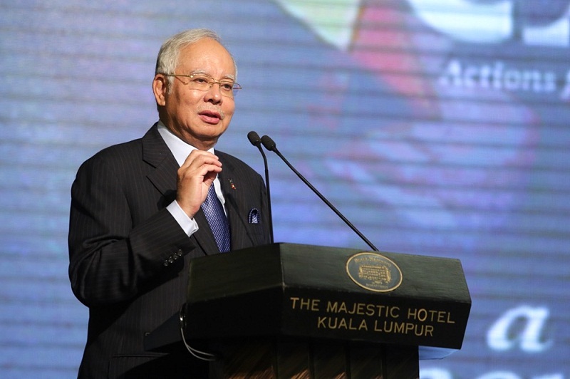 Prime Minister Datuk Seri Najib Razak speaks during the National Peace and Harmony banquet event in Kuala Lumpur February 20, 2017. u00e2u20acu201d Picture by Choo Choy May 