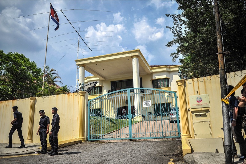 The North Korea embassy in Damansara Heights. u00e2u20acu201d Picture by Malay Mail