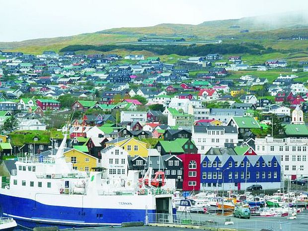 The colourful vista of capital town Torshavn's vibrant harbour. ― Picture by  Nellie Huang/TODAY